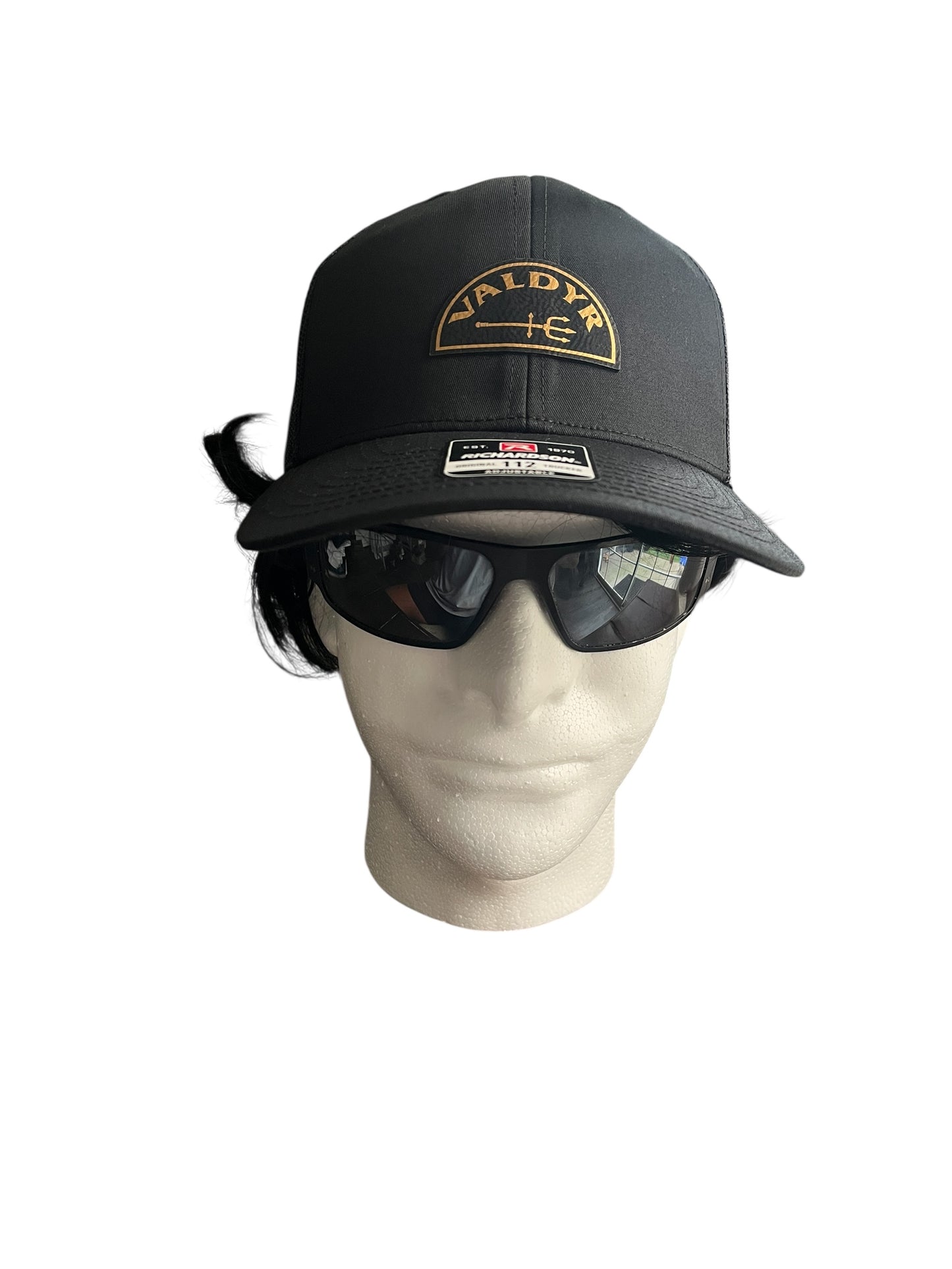 Black and Gold Spear Point Hat