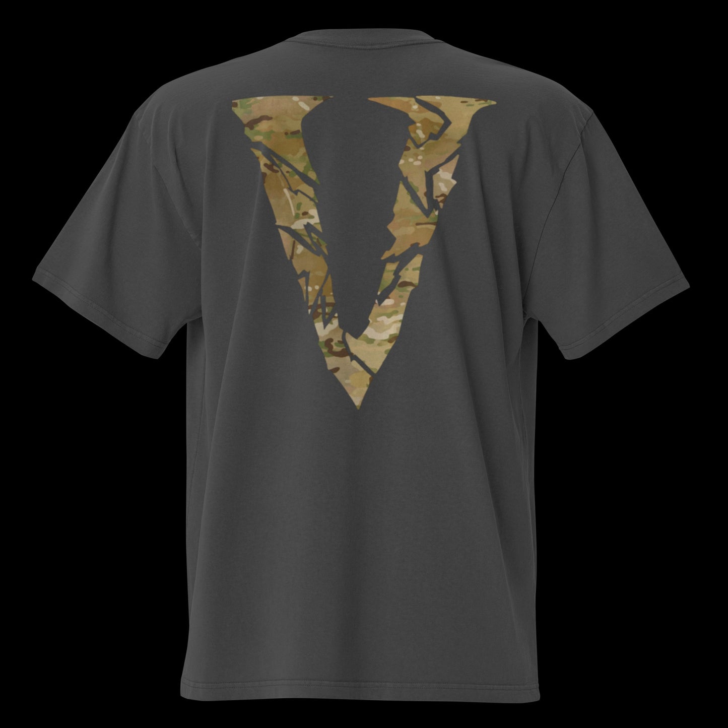 Multicam Oversized Faded Tee